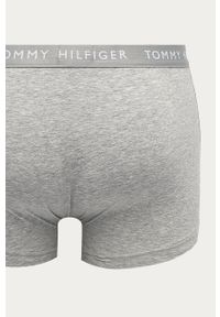 TOMMY HILFIGER - Tommy Hilfiger - Bokserki (3-pack). Kolor: szary. Materiał: bawełna, dzianina, elastan. Wzór: nadruk #5
