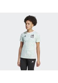 Adidas - Mexico Women's Team 23 Away Jersey. Kolor: biały. Materiał: jersey