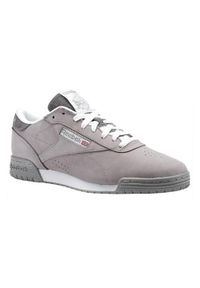 Buty do chodzenia męskie Reebok Classic Exofit Clean. Zapięcie: sznurówki. Kolor: szary. Materiał: materiał. Szerokość cholewki: normalna. Model: Reebok Classic. Sport: turystyka piesza