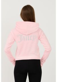 Juicy Couture - JUICY COUTURE Różowa bluza Madison Hoodie. Kolor: różowy #6