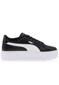 Buty Puma Karmen L 38737402 - czarne. Kolor: czarny. Materiał: materiał, skóra ekologiczna, syntetyk. Szerokość cholewki: normalna. Obcas: na platformie