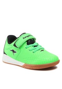 Buty KangaRoos K5-Comb Ev 18766 000 8028 Neon Green/Jet Black. Kolor: zielony. Materiał: skóra #1