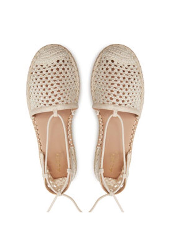 Aldo Espadryle Picot 13573899 Beżowy. Kolor: beżowy. Materiał: materiał