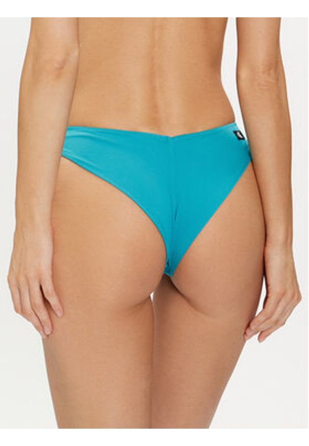 Calvin Klein Swimwear Dół od bikini KW0KW02350 Niebieski. Kolor: niebieski. Materiał: syntetyk