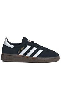 Adidas - Buty młodzieżowe adidas Handball Spezial J IH8010 - czarne. Okazja: na co dzień. Zapięcie: sznurówki. Kolor: czarny. Materiał: zamsz, guma, skóra. Szerokość cholewki: normalna. Sport: piłka ręczna #1