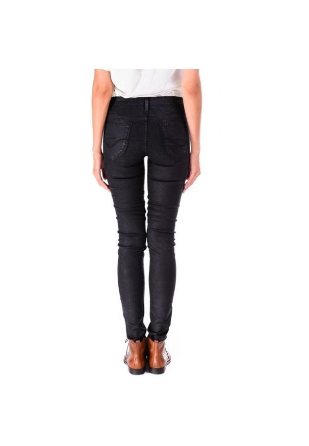 Lee - JEANSY DAMSKIE LEE SCARLETT BLACK COATED L526EEFB
