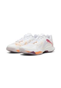 Puma - Damskie buty do piłki ręcznej Vantage NITRO™ PUMA. Kolor: wielokolorowy, pomarańczowy, żółty, biały, fioletowy