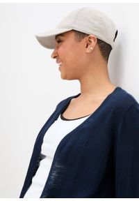 bonprix - Kardigan z czystej delikatnej bawełny slub. Kolor: niebieski. Materiał: bawełna #2