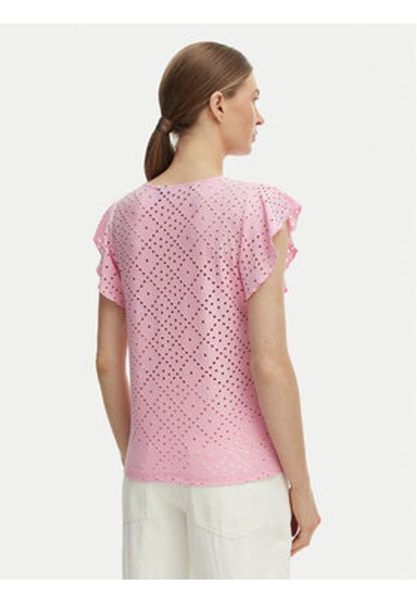 Vero Moda Bluzka Tassa 10286067 Różowy Loose Fit. Kolor: różowy. Materiał: syntetyk
