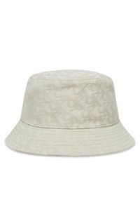 Calvin Klein Kapelusz Logo Jacquard Bucket Hat LV04K5059G Beżowy. Kolor: beżowy. Materiał: materiał, poliester #3