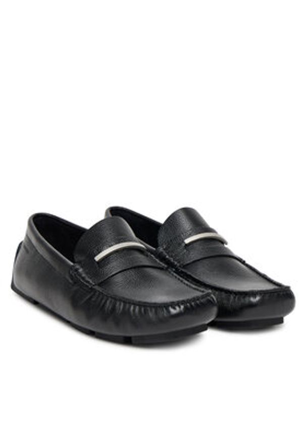 Calvin Klein Mokasyny Driver Hrdw Lth HM0HM01980 Czarny. Kolor: czarny. Materiał: skóra