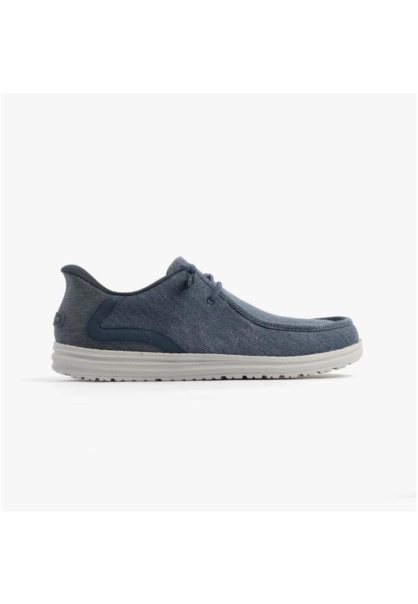 skechers - Buty męskie SKECHERS Melson Coronado. Kolor: niebieski. Model: Skechers Sport. Sport: turystyka piesza