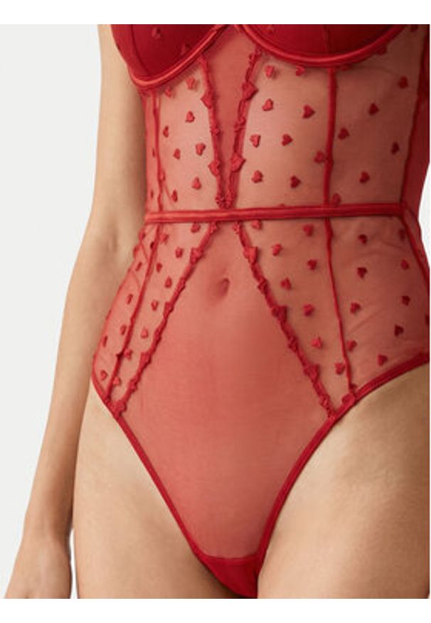 Guess Body O6RM03 KC600 Czerwony. Kolor: czerwony. Materiał: syntetyk