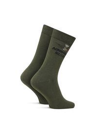 Aeronautica Militare Skarpety długie 251CZ011L499 Zielony. Kolor: zielony. Materiał: materiał, bawełna
