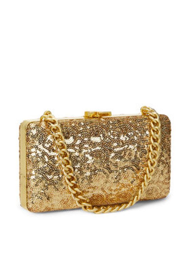 Lauren Ralph Lauren - LAUREN RALPH LAUREN Torebka Sequined Small Franki 431980356002 Złoty. Kolor: złoty