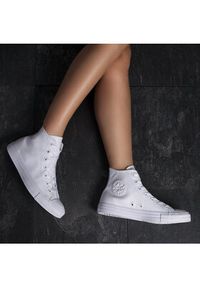 Converse Trampki Ct A/S Lthr Hi 1T406 Biały. Kolor: biały. Materiał: skóra #5