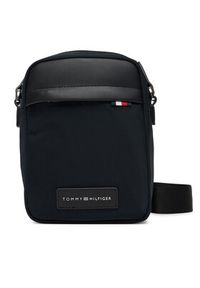 TOMMY HILFIGER - Tommy Hilfiger Saszetka Th Nylon Mini Reporter AM0AM13618 Czarny. Kolor: czarny. Materiał: materiał #6