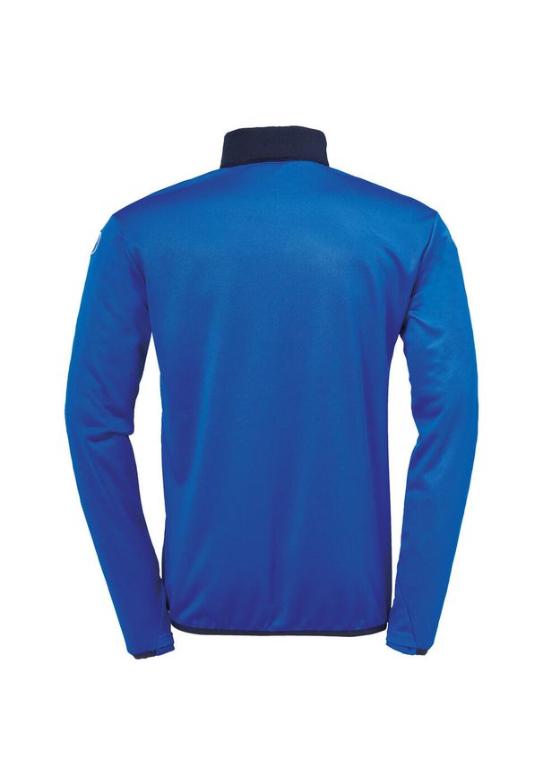 UHLSPORT - Bluza piłkarska dla dzieci Uhlsport Offense 23 1/4 zip. Kolor: biały, wielokolorowy, niebieski. Sport: piłka nożna