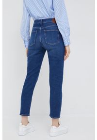 Scotch & Soda jeansy damskie high waist. Stan: podwyższony. Kolor: niebieski #4