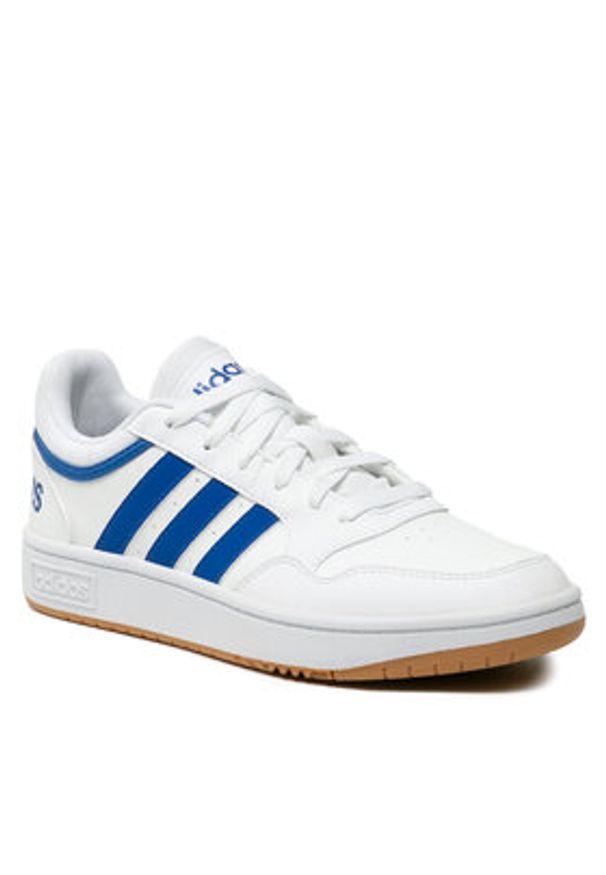 Adidas - adidas Sneakersy Hoops 3.0 GY5435 Biały. Kolor: biały. Materiał: materiał