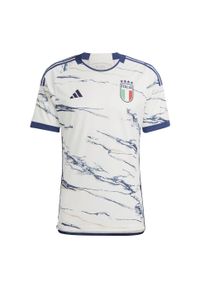 Adidas - Italy 23 Away Jersey. Kolor: biały. Materiał: jersey