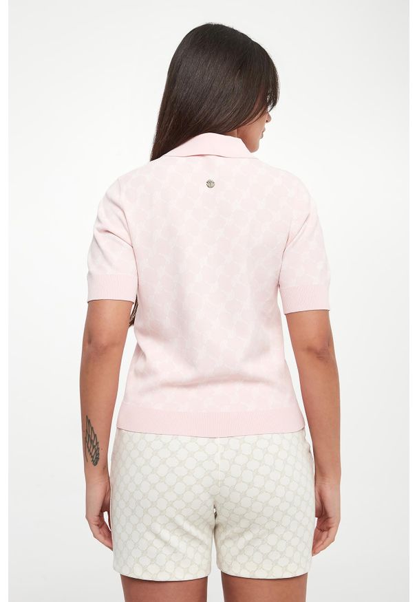 Polo damskie z logo Kella JOOP!. Typ kołnierza: polo