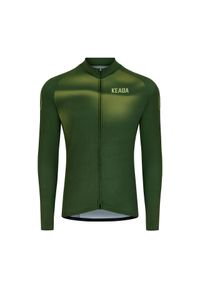 KEADA SPORTS - Męska koszulka rowerowa z długim rękawem - Onwards Four. Kolor: zielony. Długość rękawa: długi rękaw. Długość: długie #1