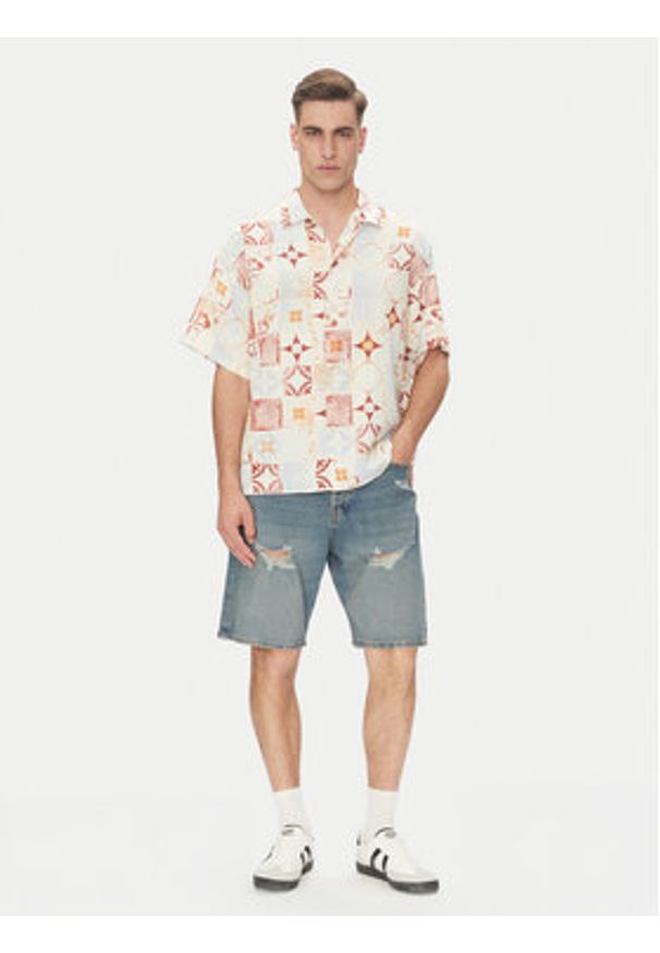 Jack & Jones Koszula Hydra 12277225 Kolorowy Relaxed Fit. Materiał: bawełna. Wzór: kolorowy
