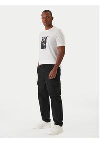 BOSS Spodnie materiałowe Sisla-9-Cargo 50552096 Czarny Slim Fit. Kolor: czarny. Materiał: bawełna #2
