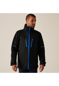 Regatta - Kurtka robocza 3w1 męska X-Pro Evander. Kolor: pomarańczowy. Materiał: tkanina. Sezon: zima. Sport: turystyka piesza #1