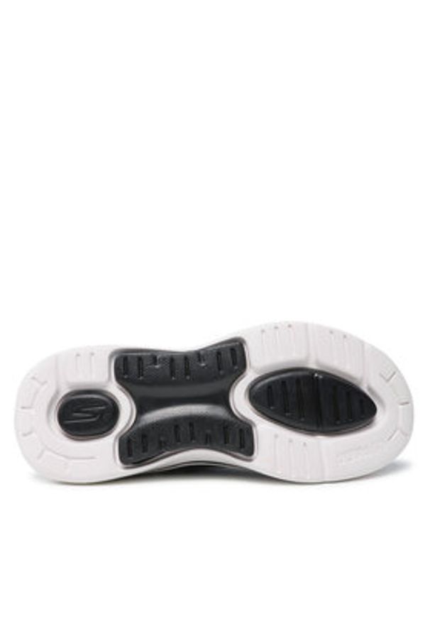 skechers - Skechers Sneakersy Go Walk Arch Fit 124863/BKHP Czarny. Kolor: czarny. Materiał: materiał