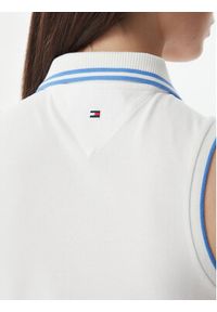 TOMMY HILFIGER - Tommy Hilfiger Polo 1985 WW0WW49561 Biały Slim Fit. Typ kołnierza: polo. Kolor: biały. Materiał: bawełna #2