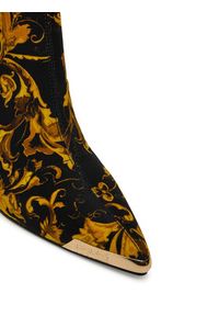 Versace Jeans Couture Botki 79VA3S51 Czarny. Kolor: czarny. Materiał: materiał #5