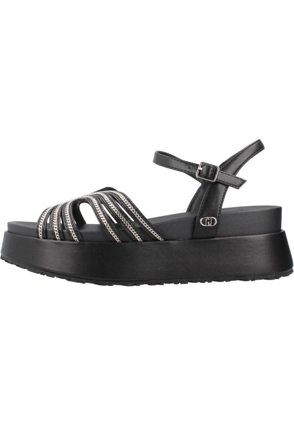 Liu Jo - Sandały LIU-JO FRIDA 35 Czarny. Kolor: czarny. Materiał: syntetyk. Sport: turystyka piesza