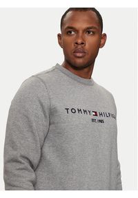 TOMMY HILFIGER - Tommy Hilfiger Bluza Logo MW0MW11596 Szary Regular Fit. Kolor: szary. Materiał: syntetyk, bawełna #2