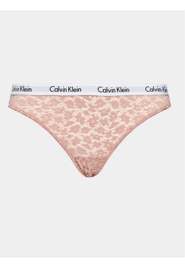 Calvin Klein Underwear Figi brazylijskie 000QD3859E Różowy. Kolor: różowy. Materiał: syntetyk