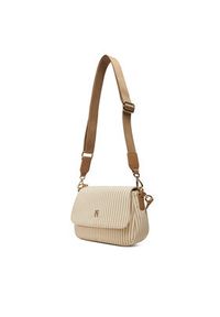 TOMMY HILFIGER - Tommy Hilfiger Torebka Poppy Summer Conv. Crossover AW0AW17166 Beżowy. Kolor: beżowy #6