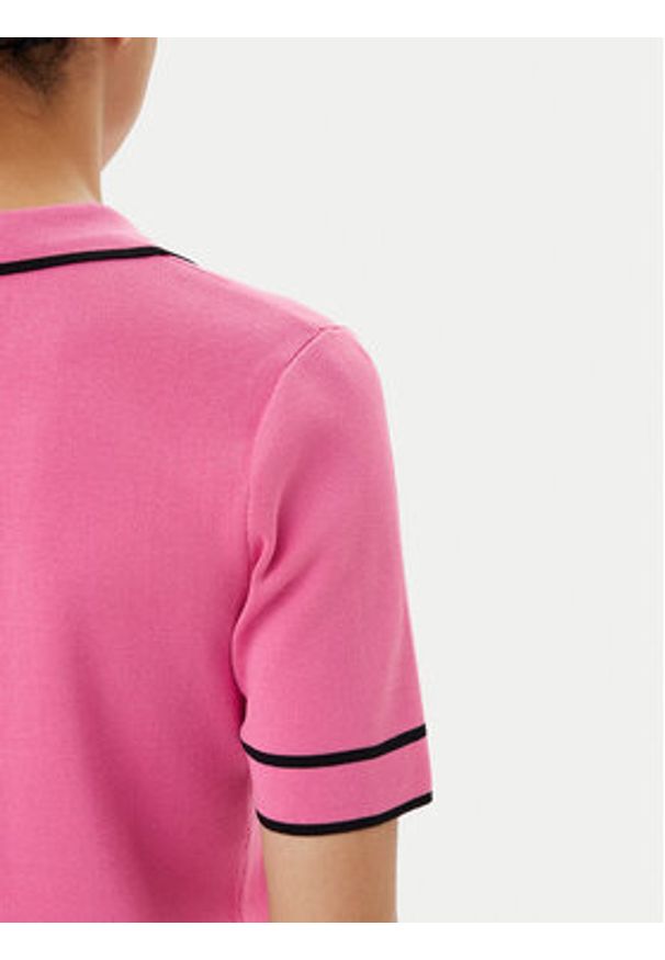 Morgan Bluzka 241-MEDIN Różowy Regular Fit. Kolor: różowy. Materiał: syntetyk