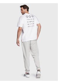 outhorn - Outhorn T-Shirt TTSHM063 Biały Oversize. Kolor: biały. Materiał: bawełna #2