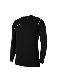 Nike - Męska Bluza Park 20 Z Okrągłym Dekoltem. Kolor: czarny