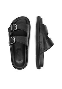 Guess Jeans Klapki EO-R26SS03458 Czarny. Kolor: czarny. Materiał: skóra #4