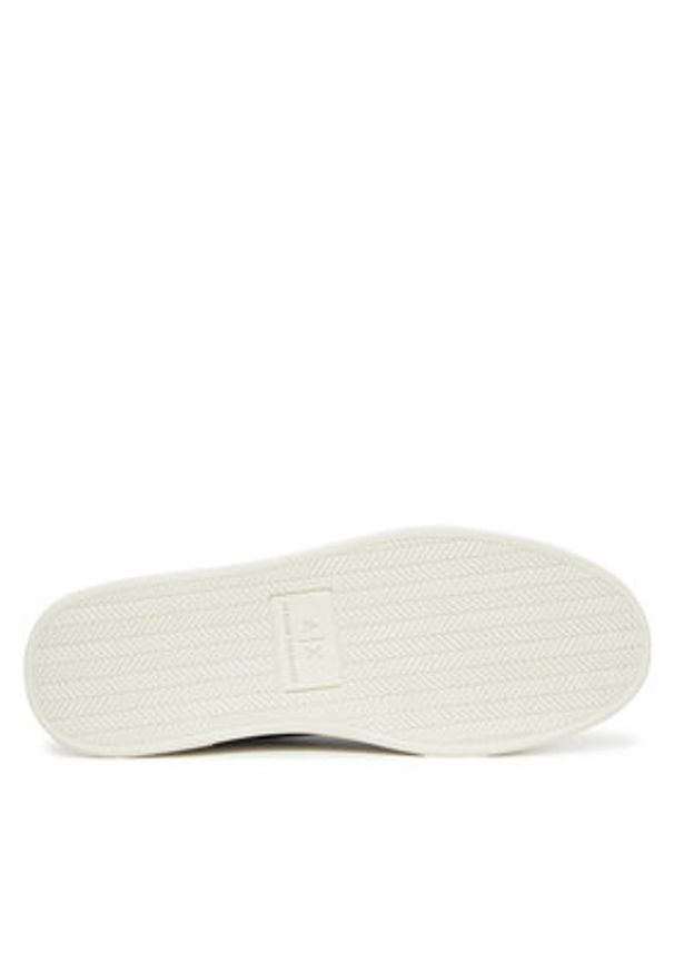 Armani Exchange Sneakersy XUX241 XV911 K001 Czarny. Kolor: czarny. Materiał: skóra