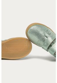 Mrugała - Półbuty skórzane dziecięce. Nosek buta: okrągły. Zapięcie: rzepy. Kolor: zielony. Materiał: skóra. Szerokość cholewki: normalna #3