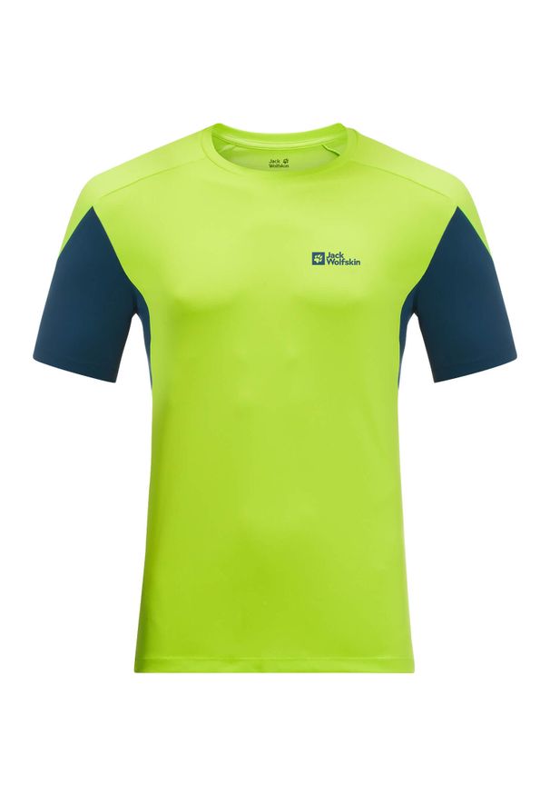 Koszulka trekkingowa męska Jack Wolfskin Narrows Flesh. Kolor: żółty