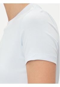 Puma T-Shirt Classics 535610 Błękitny Tight Fit. Kolor: niebieski. Materiał: bawełna #5