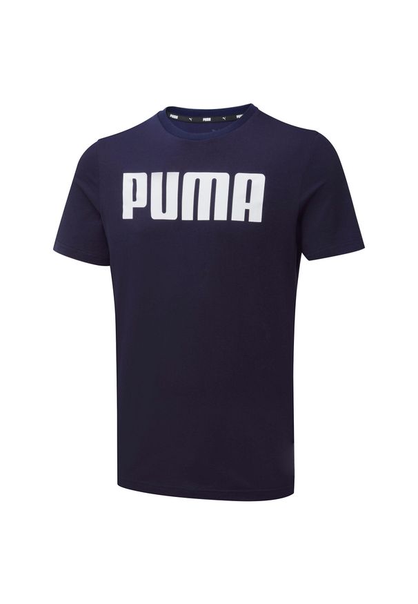 T-shirt z krótkim rękawem męski Puma ESS. Kolor: czerwony, wielokolorowy, niebieski. Długość rękawa: krótki rękaw. Długość: krótkie