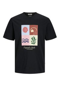 Jack & Jones - Jack&Jones T-Shirt Canggu 12277220 Czarny Regular Fit. Kolor: czarny. Materiał: bawełna #7