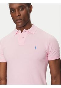 Polo Ralph Lauren Polo Core Replen 710795080 Różowy Slim Fit. Typ kołnierza: polo. Kolor: różowy. Materiał: bawełna #5