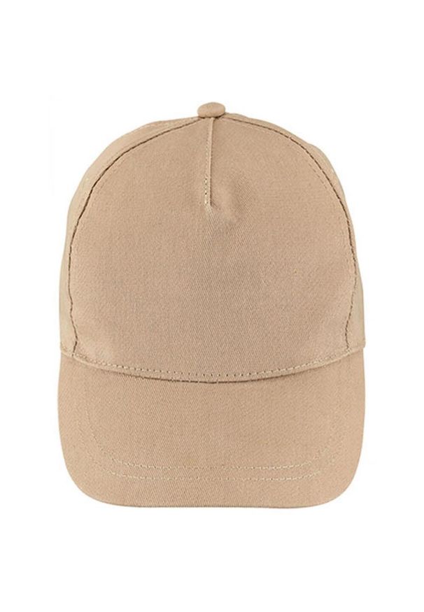 SOL'S - Buzz 5 Panel Baseball Cap. Kolor: beżowy