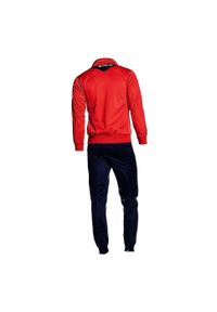 Givova - Dres Męski Tuta Visa. Kolor: czerwony, wielokolorowy, niebieski. Materiał: dresówka
